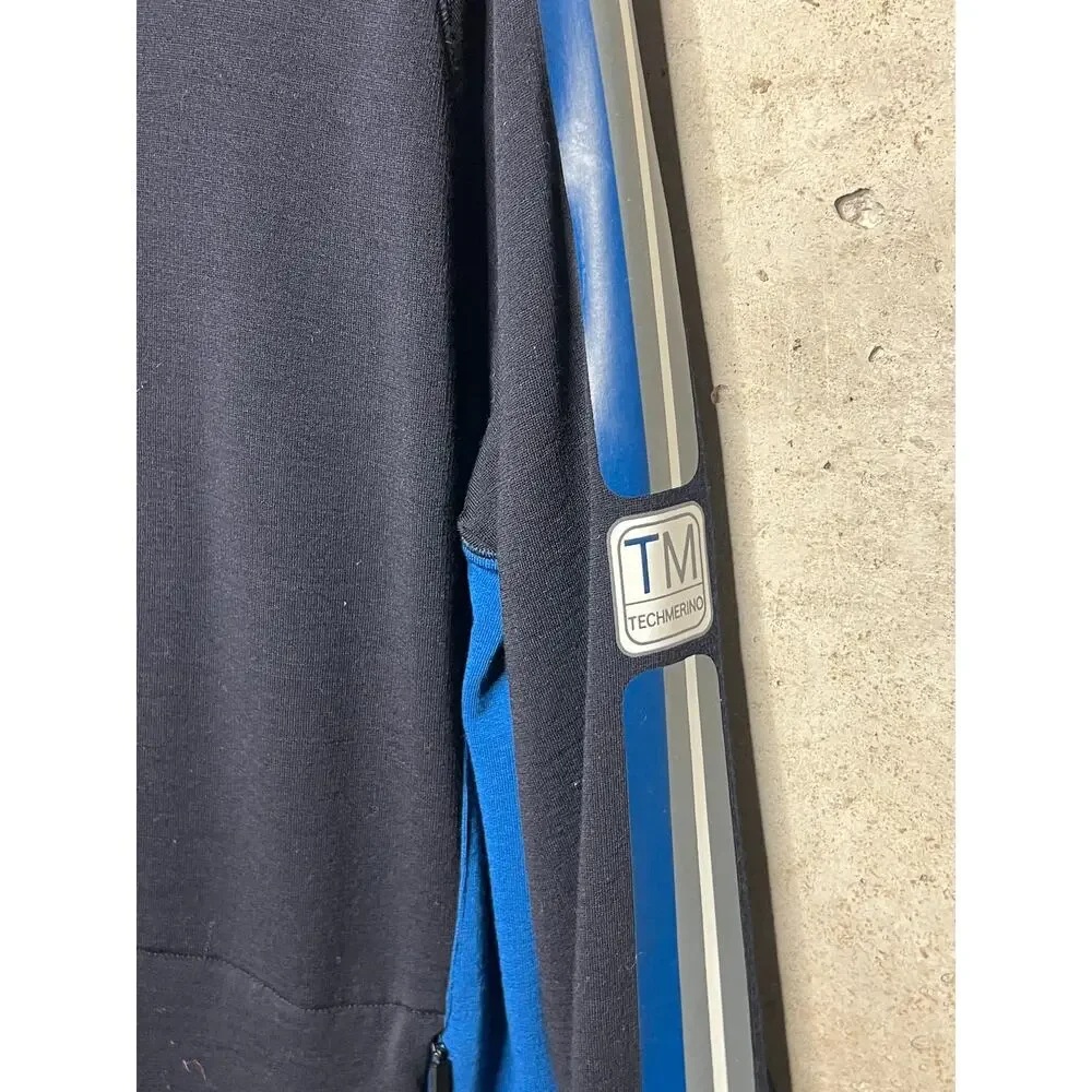 Z Zegna Techmerino Blue Full-Zip Jacket Sz. Large